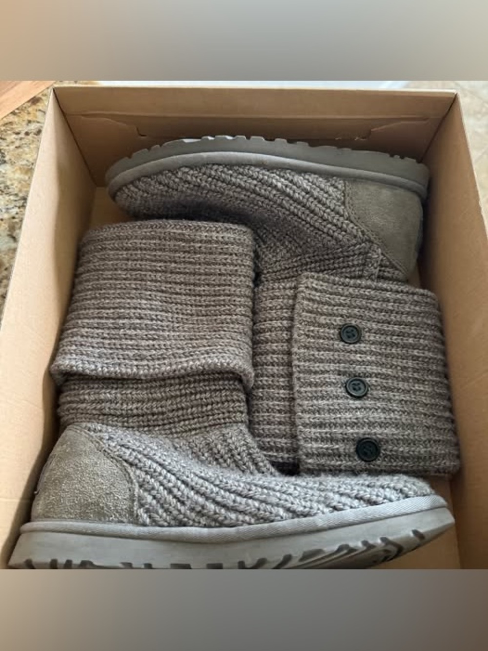 UGG Classic Cardy Grey Boots